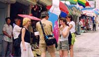 Hey, a pink parasol!